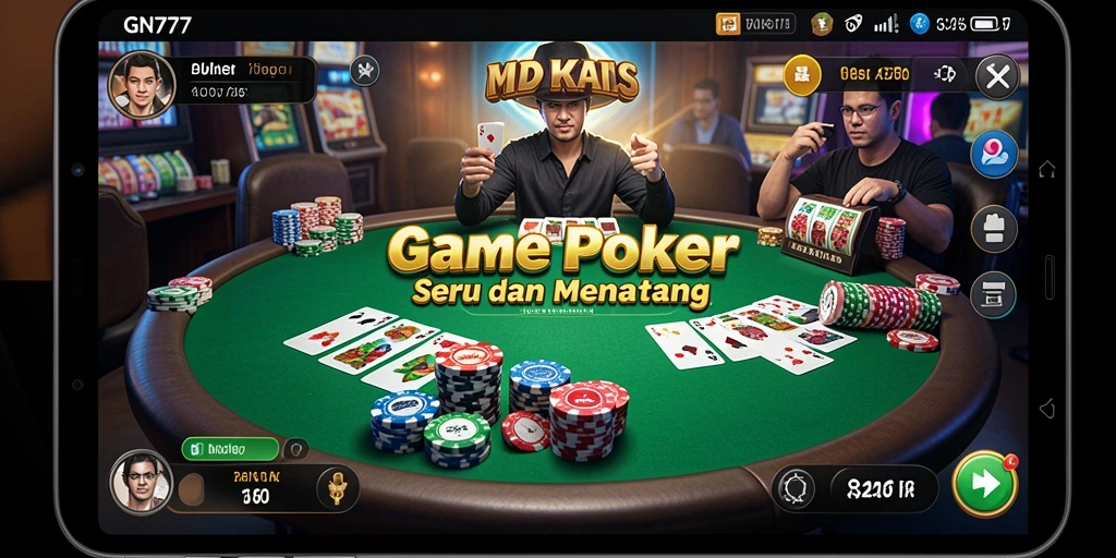 Gameplay GN777 yang menarik dan menantang dalam permainan Poker.