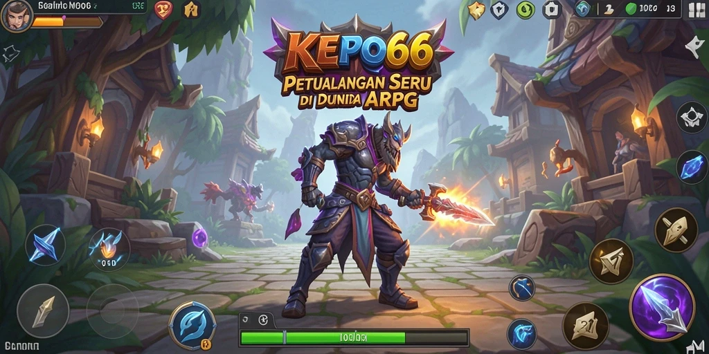 Tangkapan layar aksi gameplay <strong>KEPO66</strong> dalam petualangan ARPG yang mendebarkan.