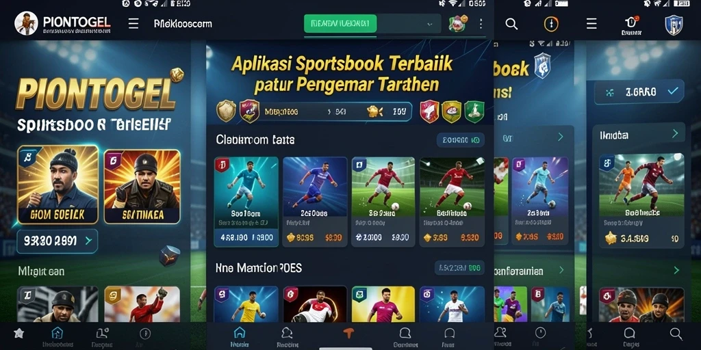 Tampilan antarmuka PIONTOGEL yang menarik dan mudah dinavigasi.