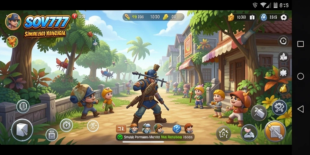 Screenshot permainan SOV777 menampilkan interaksi gameplay yang seru dan menyenangkan.