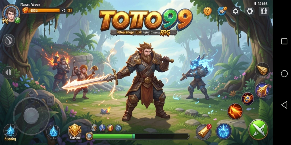 Tampilan gameplay TOTO99 yang epik dan mendebarkan.